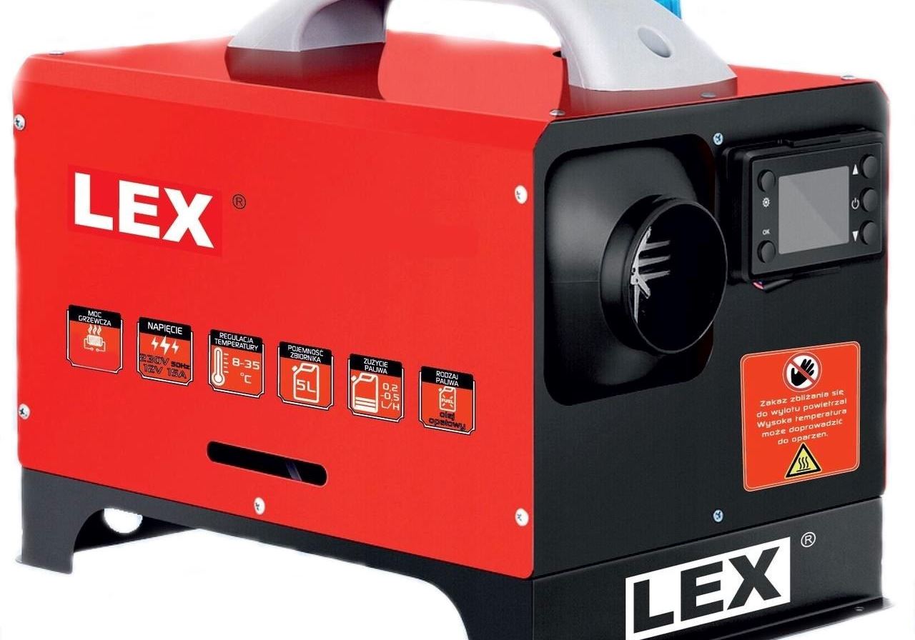 Автономний дизельний обігрівач LEX 12 кВт 12V/220V