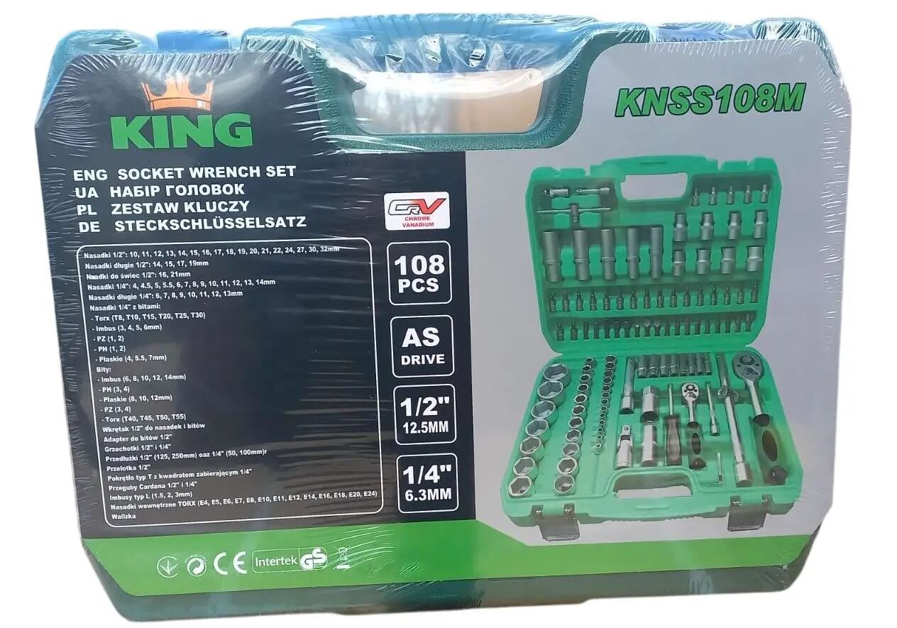 Набір інструментів KING KNSS108M 108шт